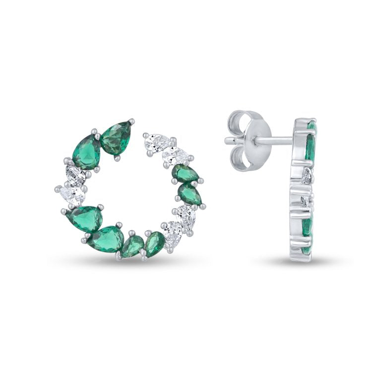Green Envy Hoops