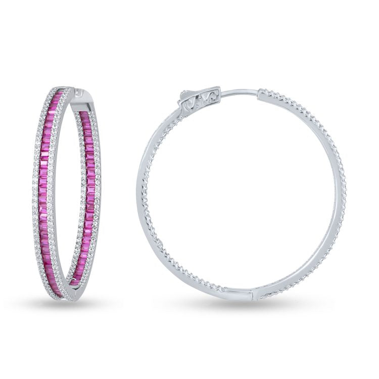 Twilight Pink Hoops