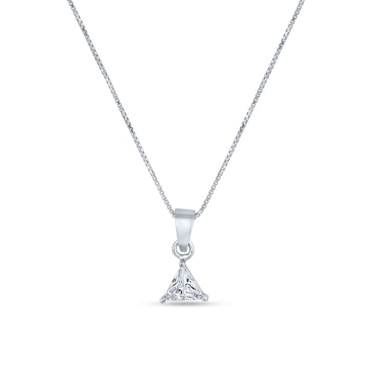 Triangle Silver Pendant