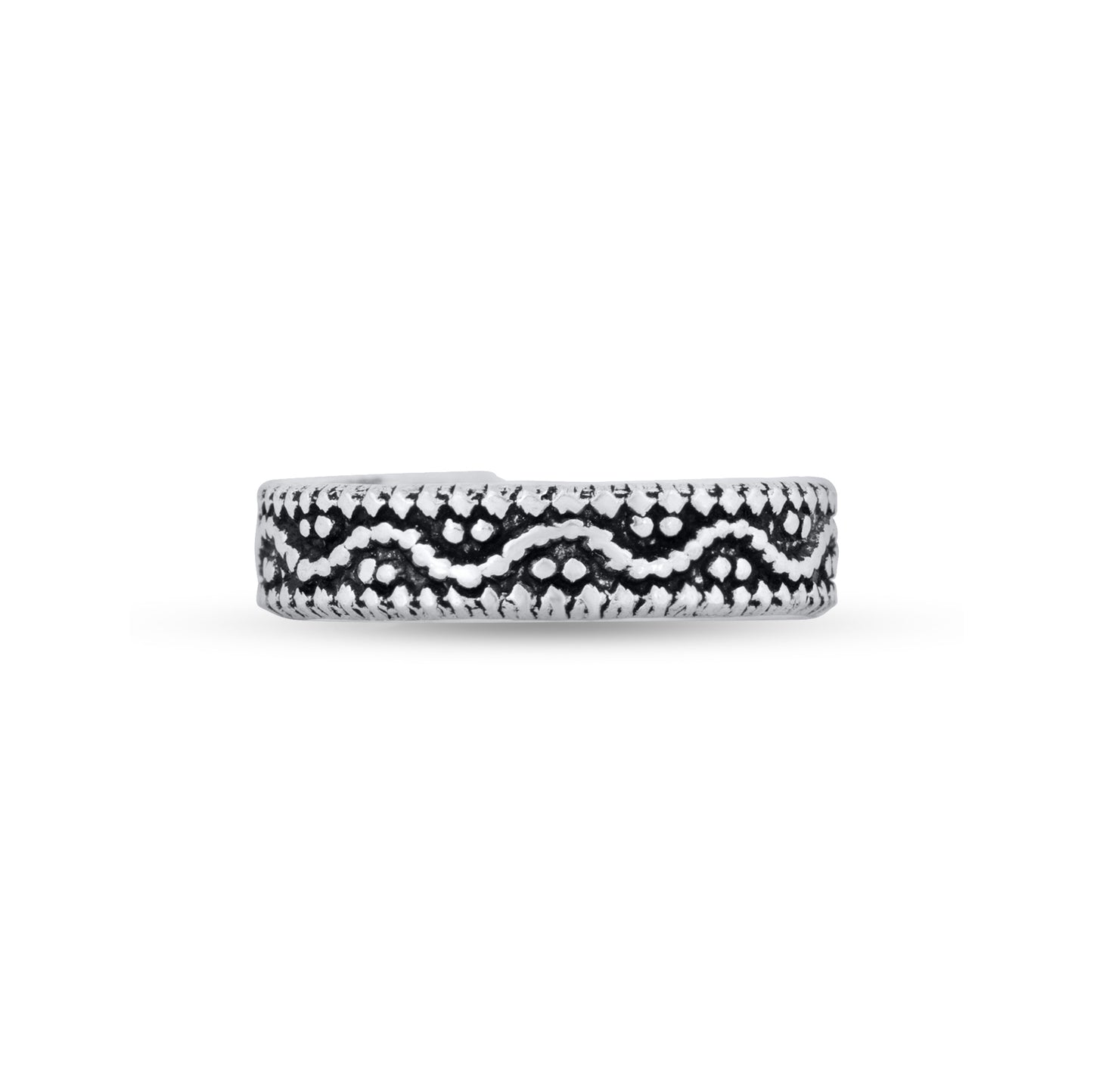 Antique Scrollwork Silver Toe Rings
