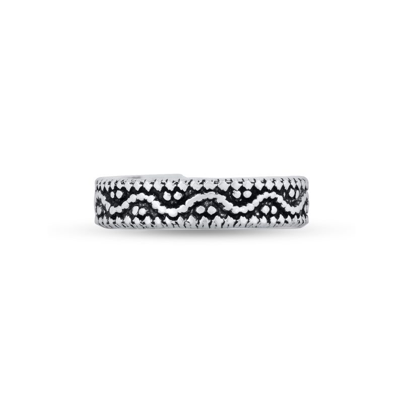 Antique Scrollwork Silver Toe Rings