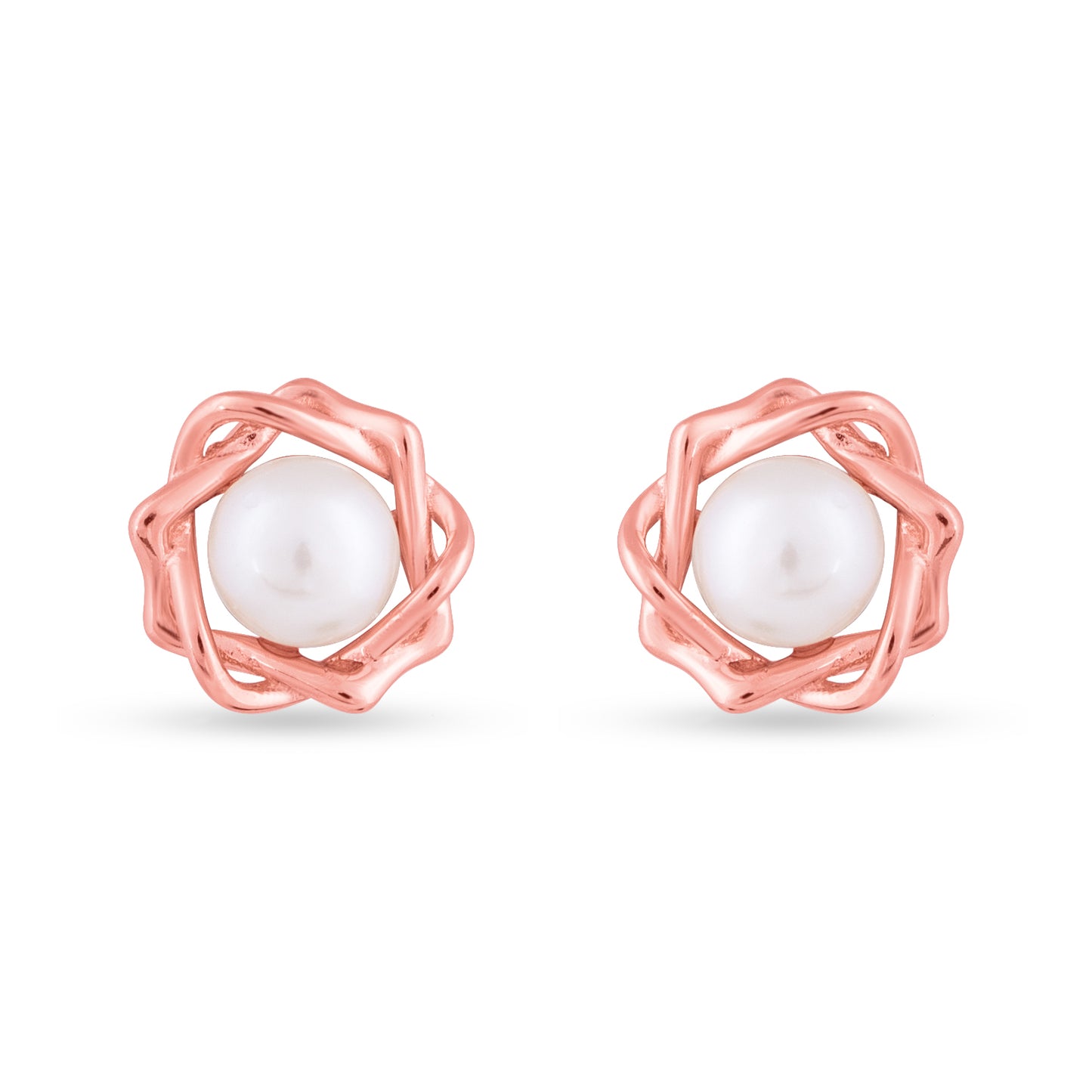 Twilight Bloom Pearl Studs