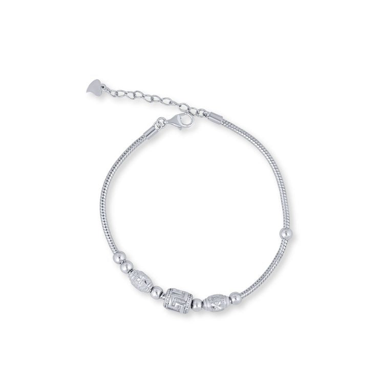 Elysian Elegance Silver Bracelet