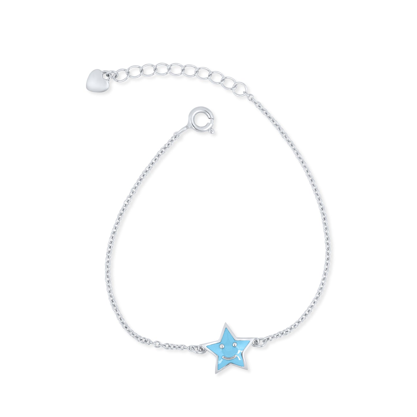 Smiley Star Charm Bracelet