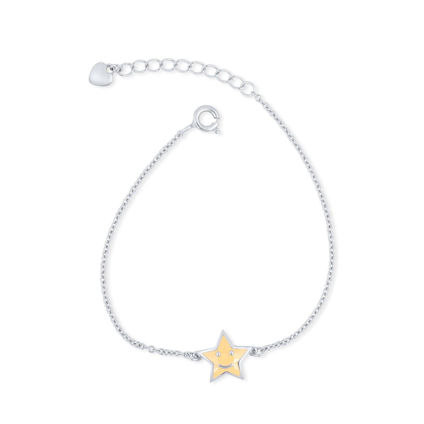 Smiley Star Charm Bracelet