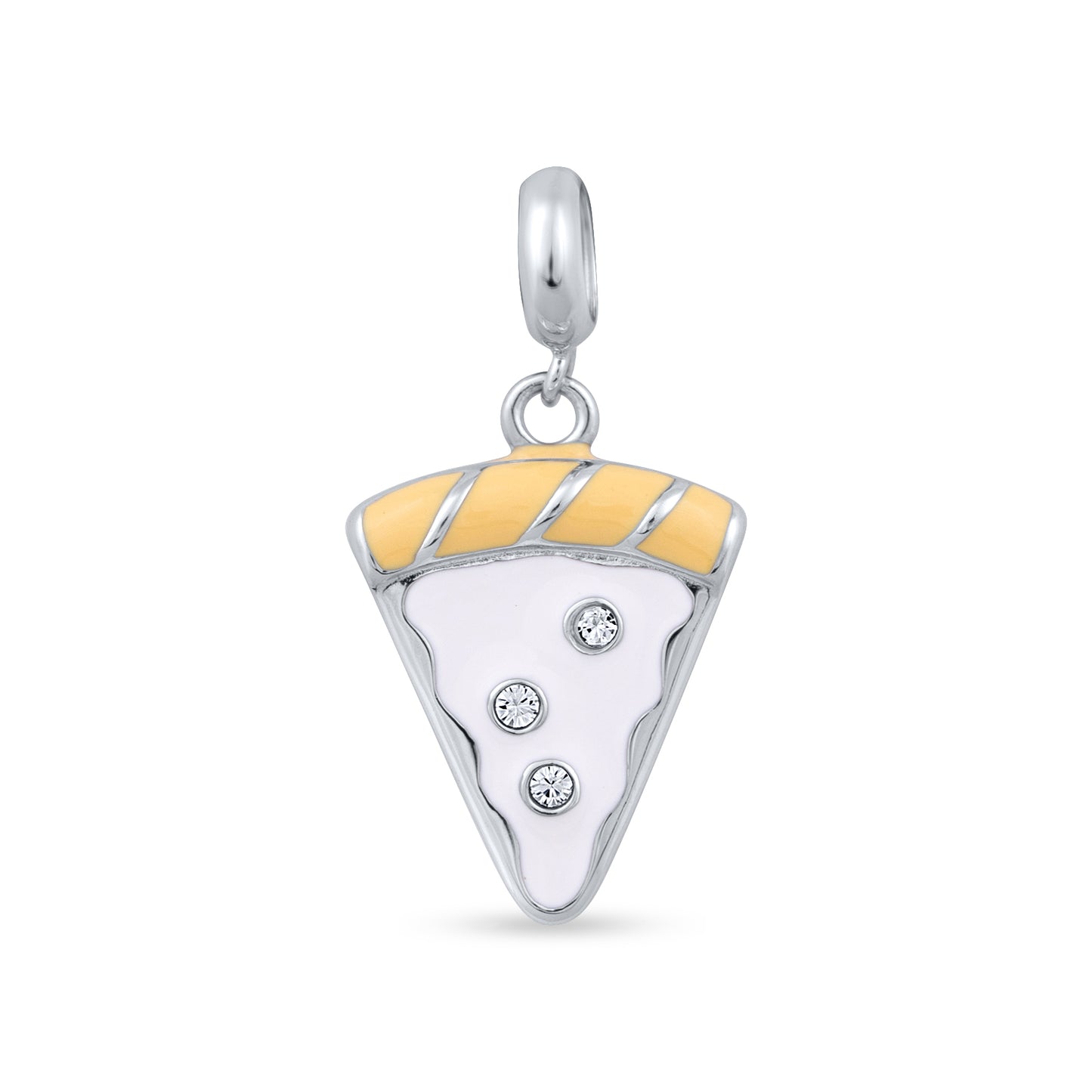 Cheesy Slice Charm Pendant