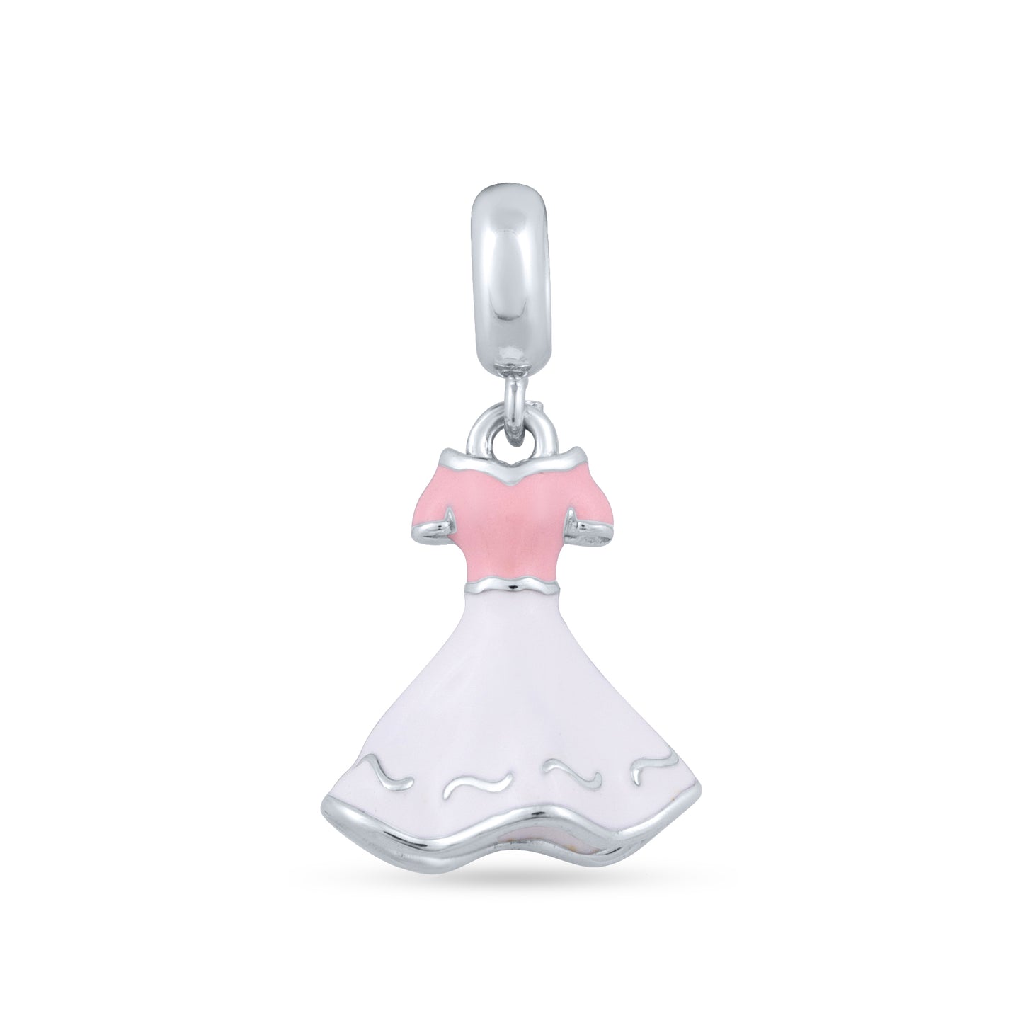 Twirl of Grace Dress Charm Pendant