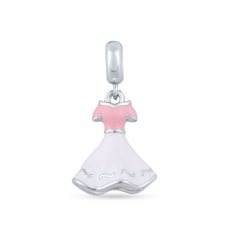 Twirl of Grace Dress Charm Pendant