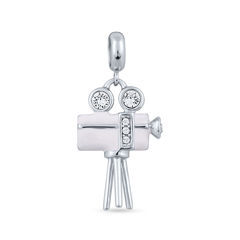 Cinematic Blush Camera Pendant