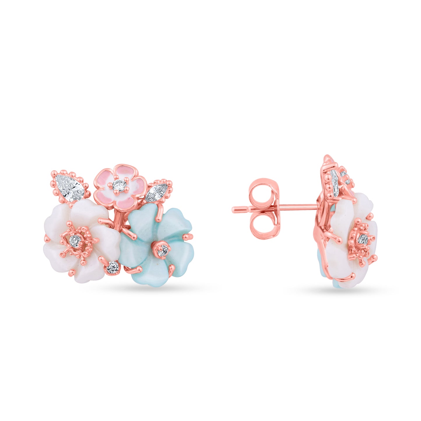 Pastel Garden Stud Earrings