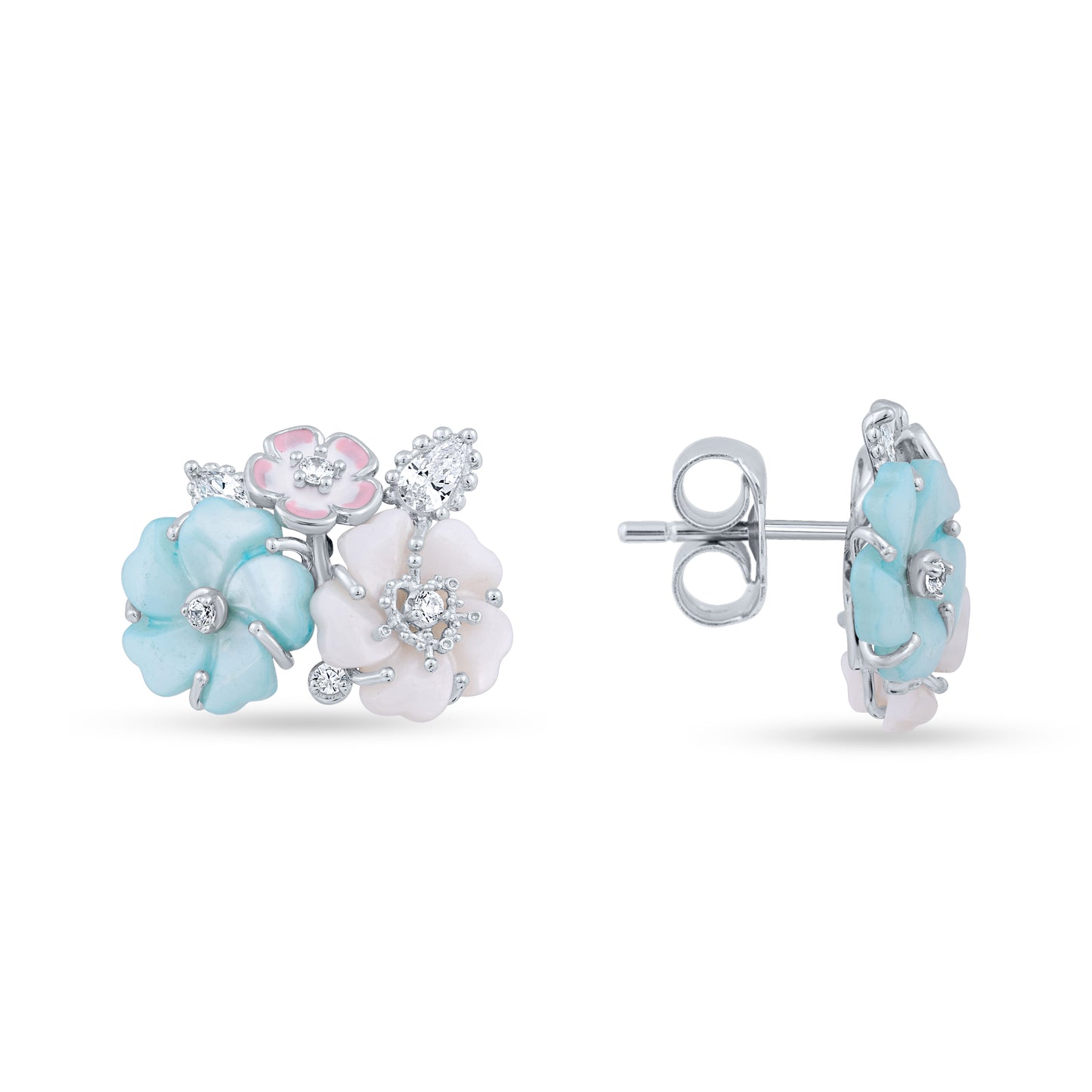 Pastel Garden Stud Earrings