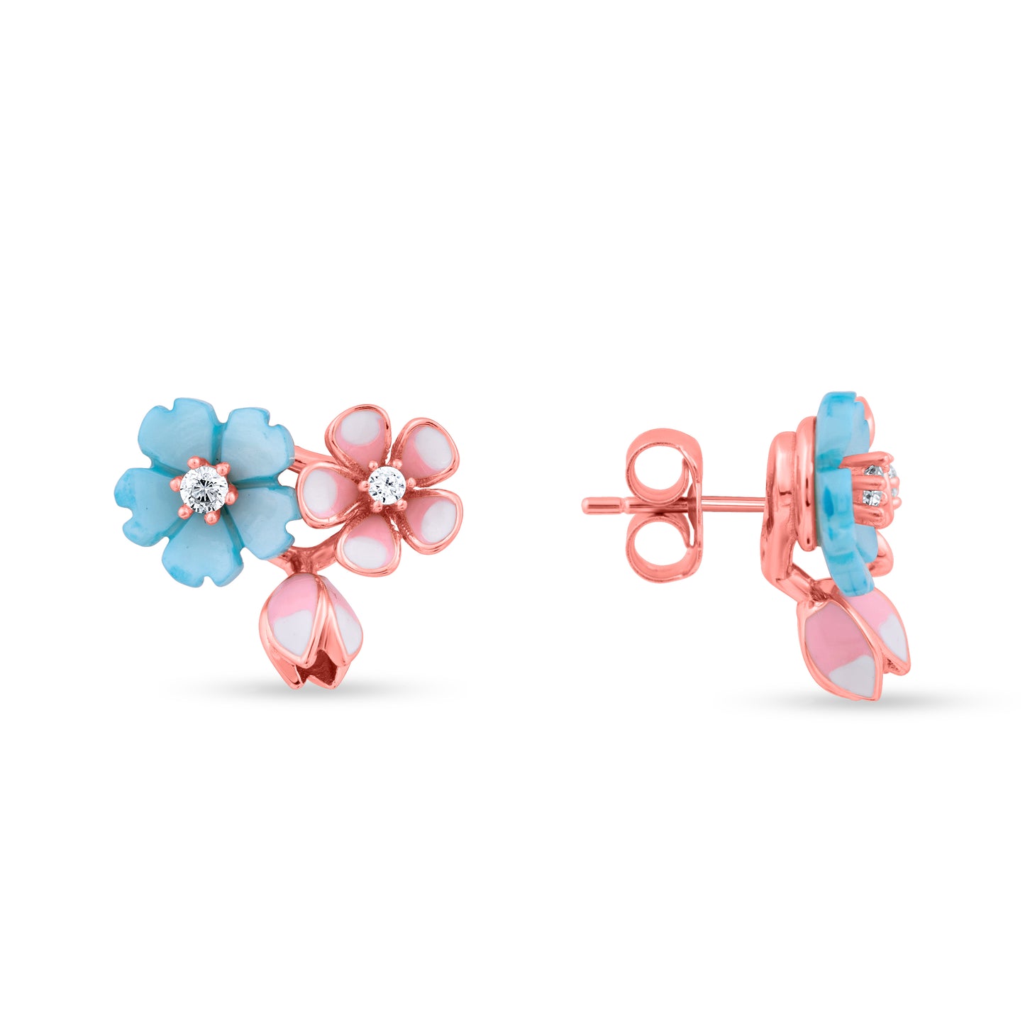 Blossom Duo Stud Earrings
