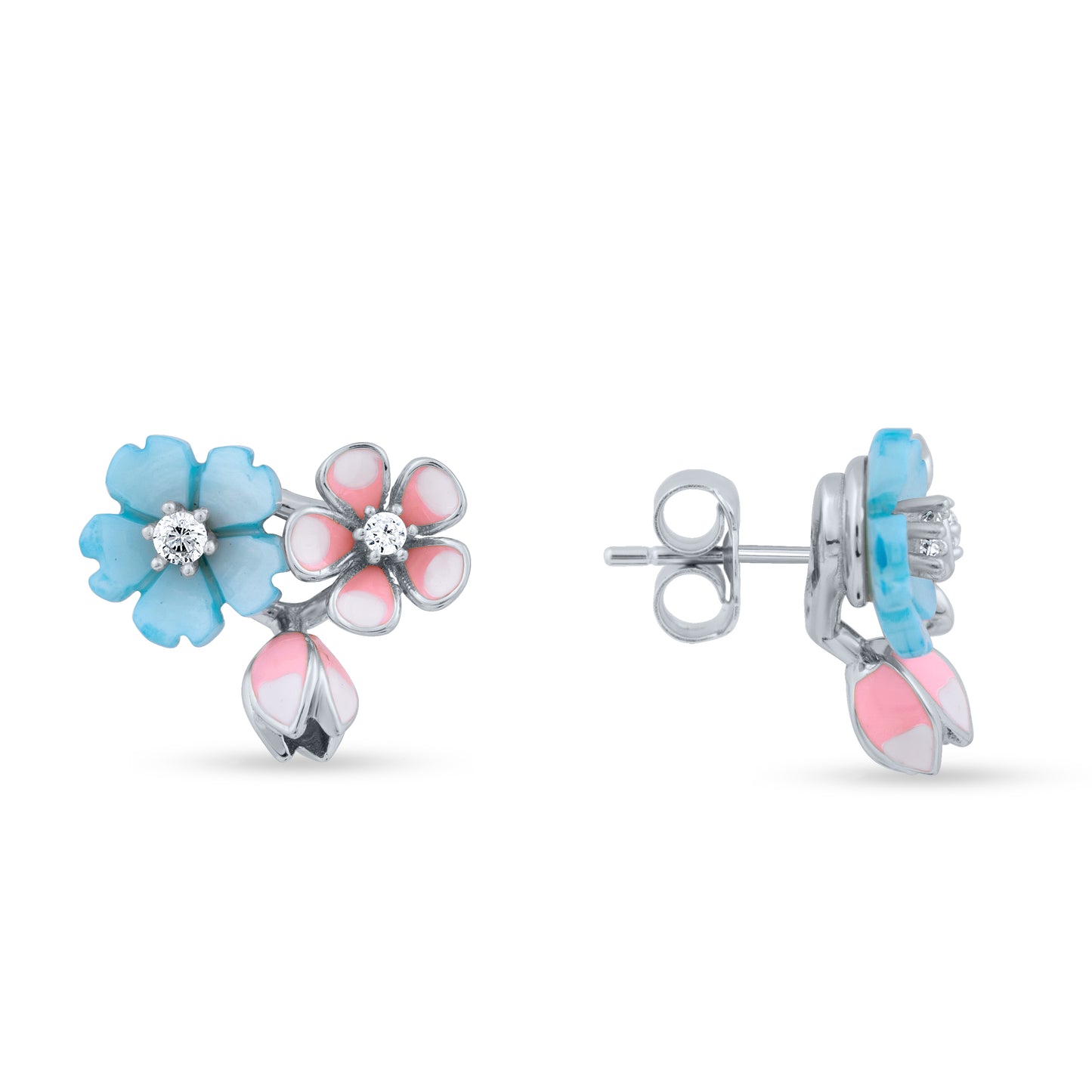 Blossom Duo Stud Earrings
