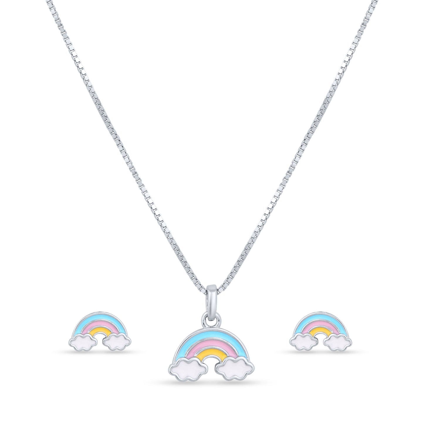 Rainbow Whimsy Pendant Set