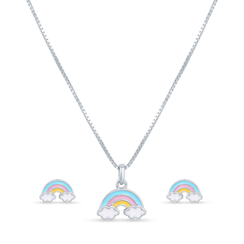 Rainbow Whimsy Pendant Set