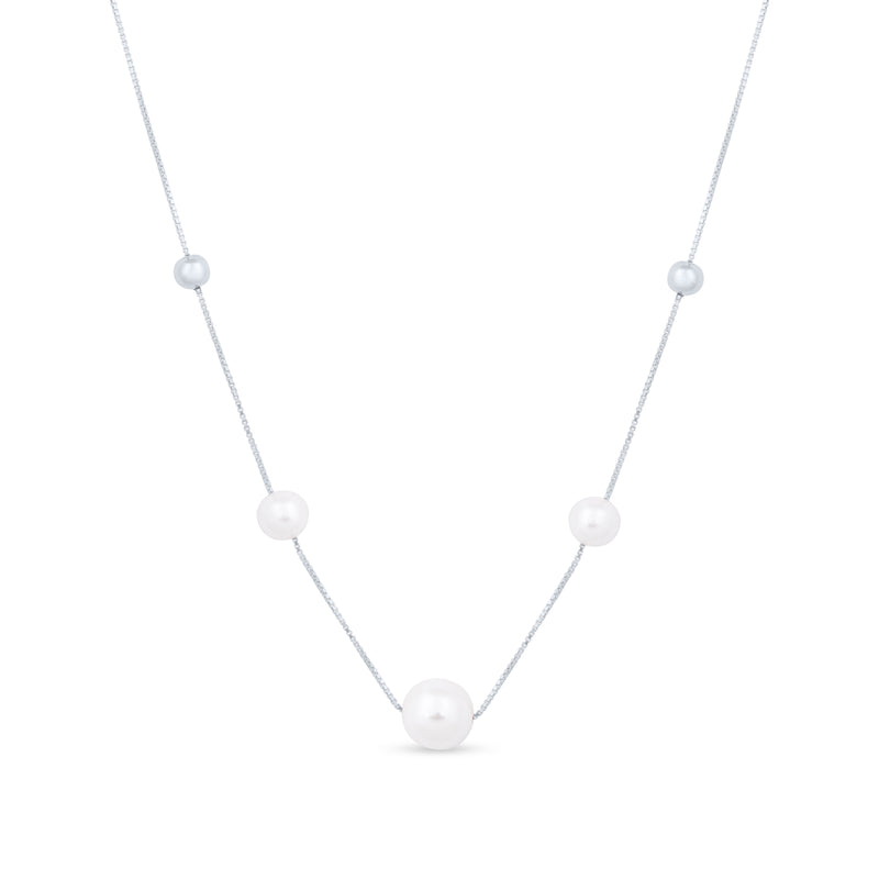 Floating Pearls Necklace