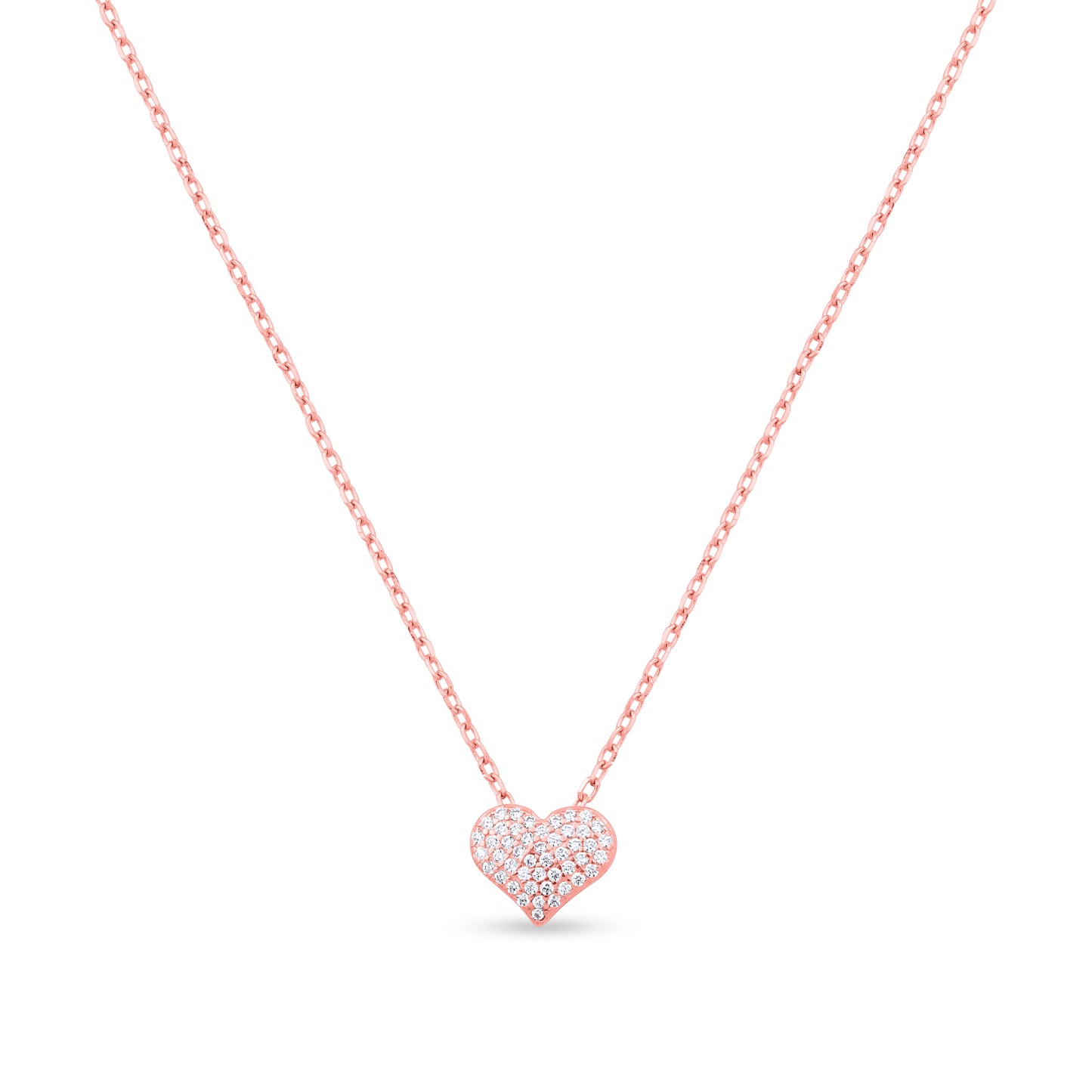 Sparkle Heart Pendant Necklace