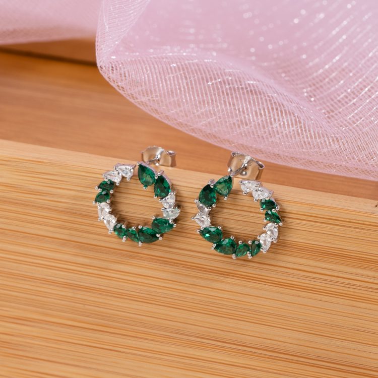 Green Envy Hoops