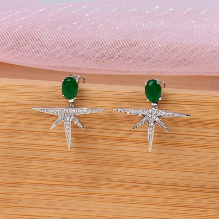 Jade Starlight Studs