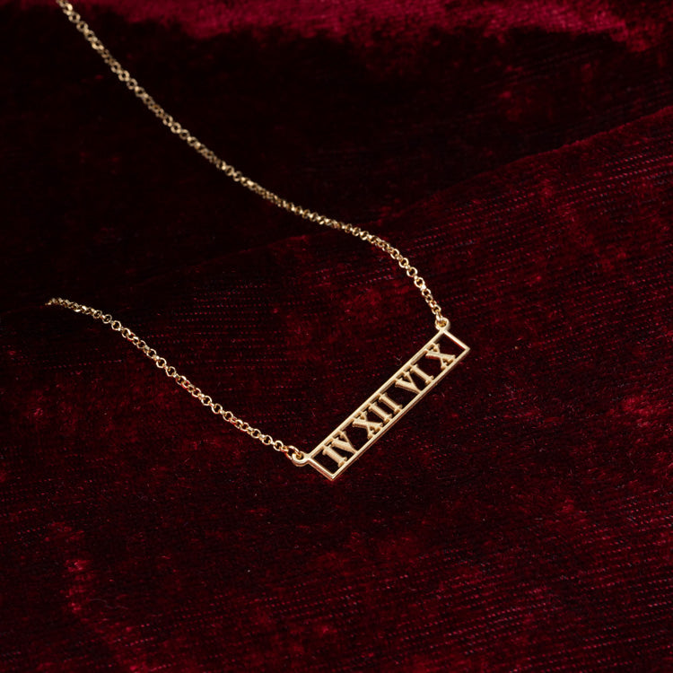 Numerology Silver Necklace