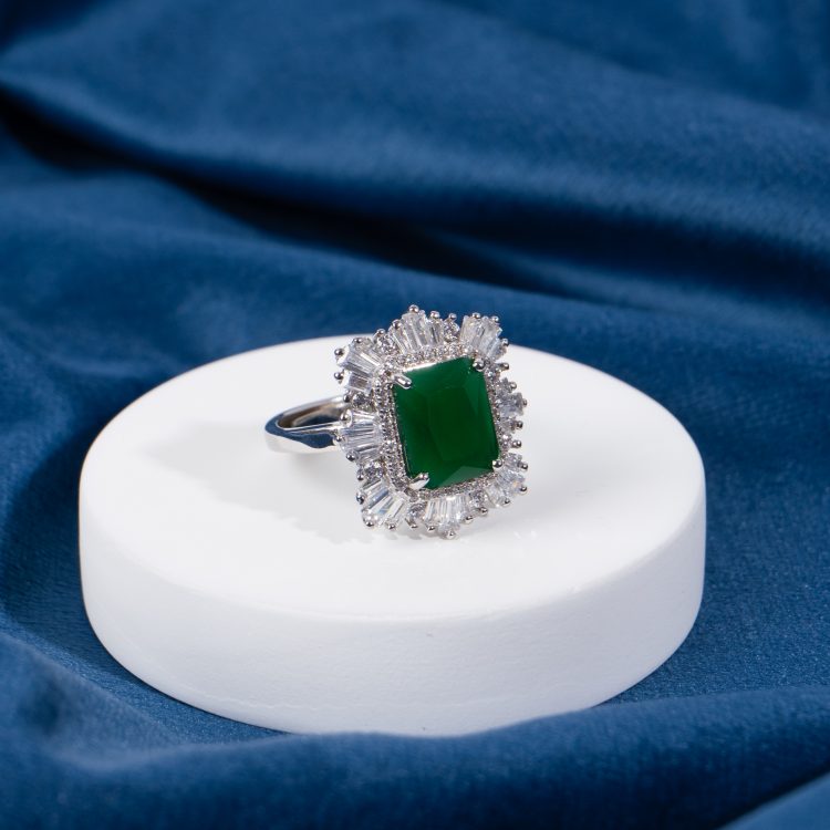 Green Monarch Ring