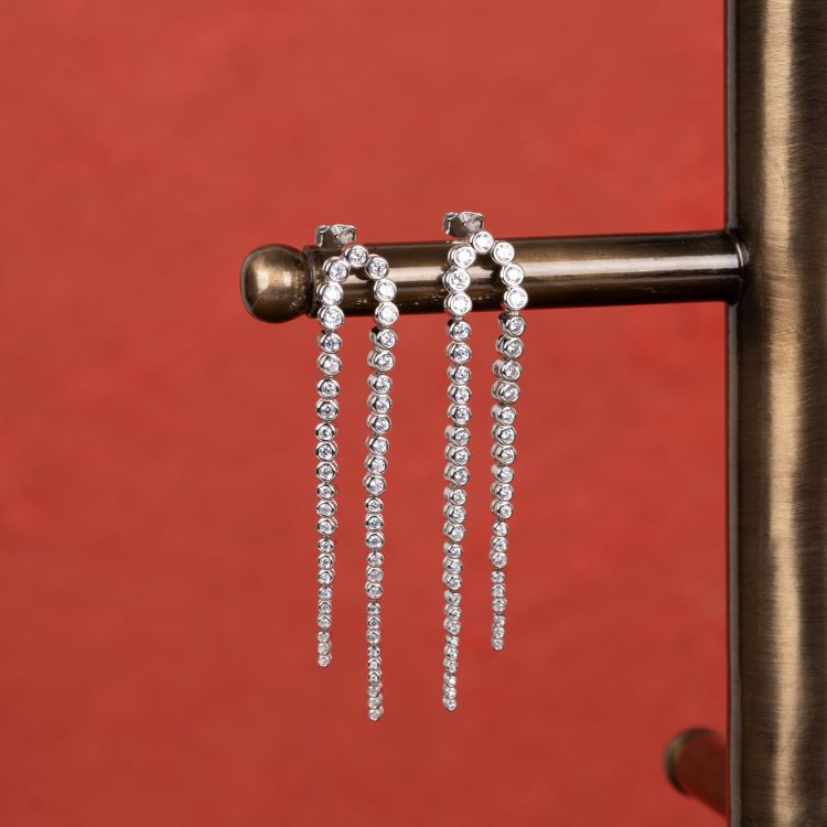 Crystal Waterfall Earrings