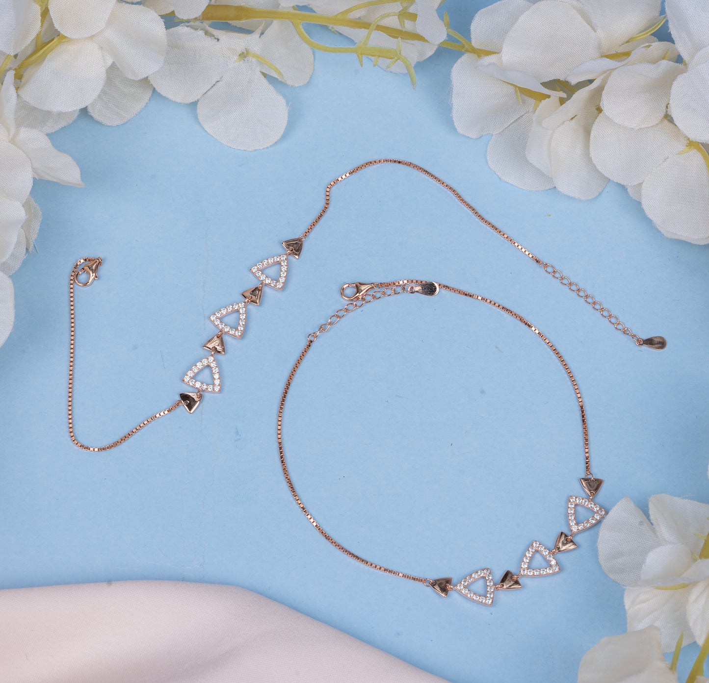 Rose Gold Pixie Anklet