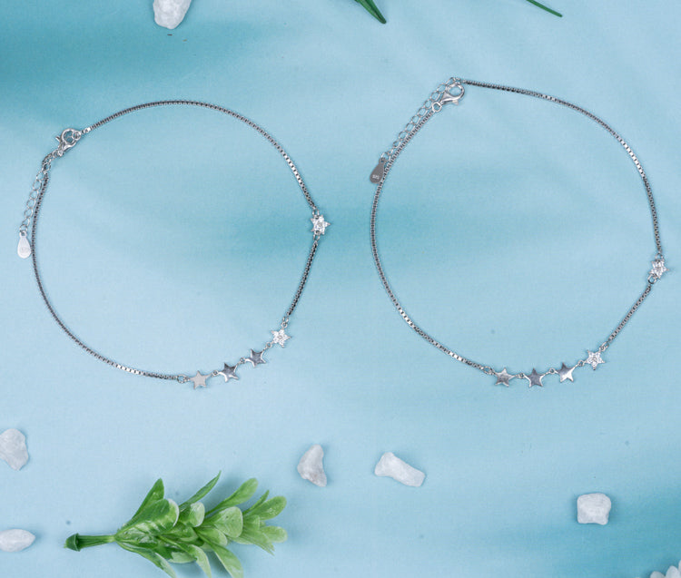 Starry Night anklet
