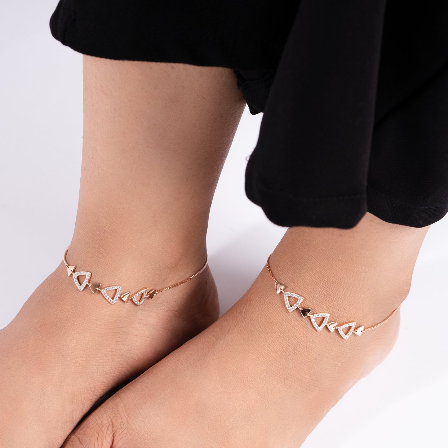 Rose Gold Pixie Anklet