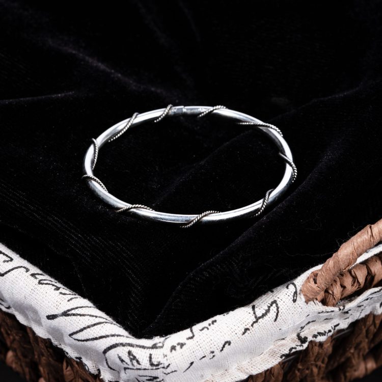 Ancient Elegance Sterling Cuff