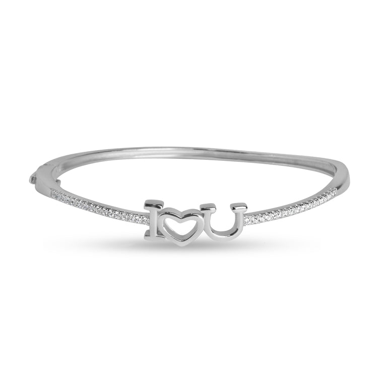 Silver Bracelet with LOVE Charm