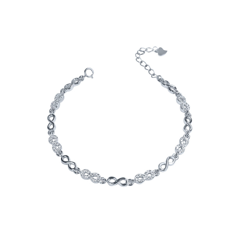 Serenity Link Silver Bracelet