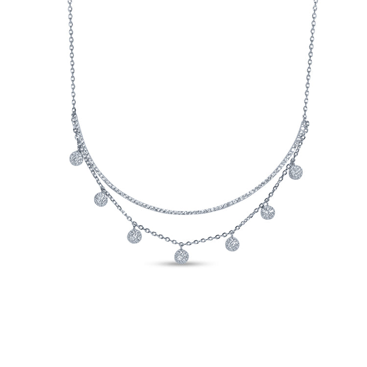 Diamond Bezel Necklace