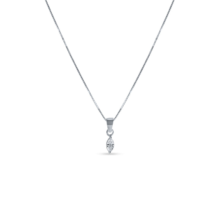 The silver eye chain pendant