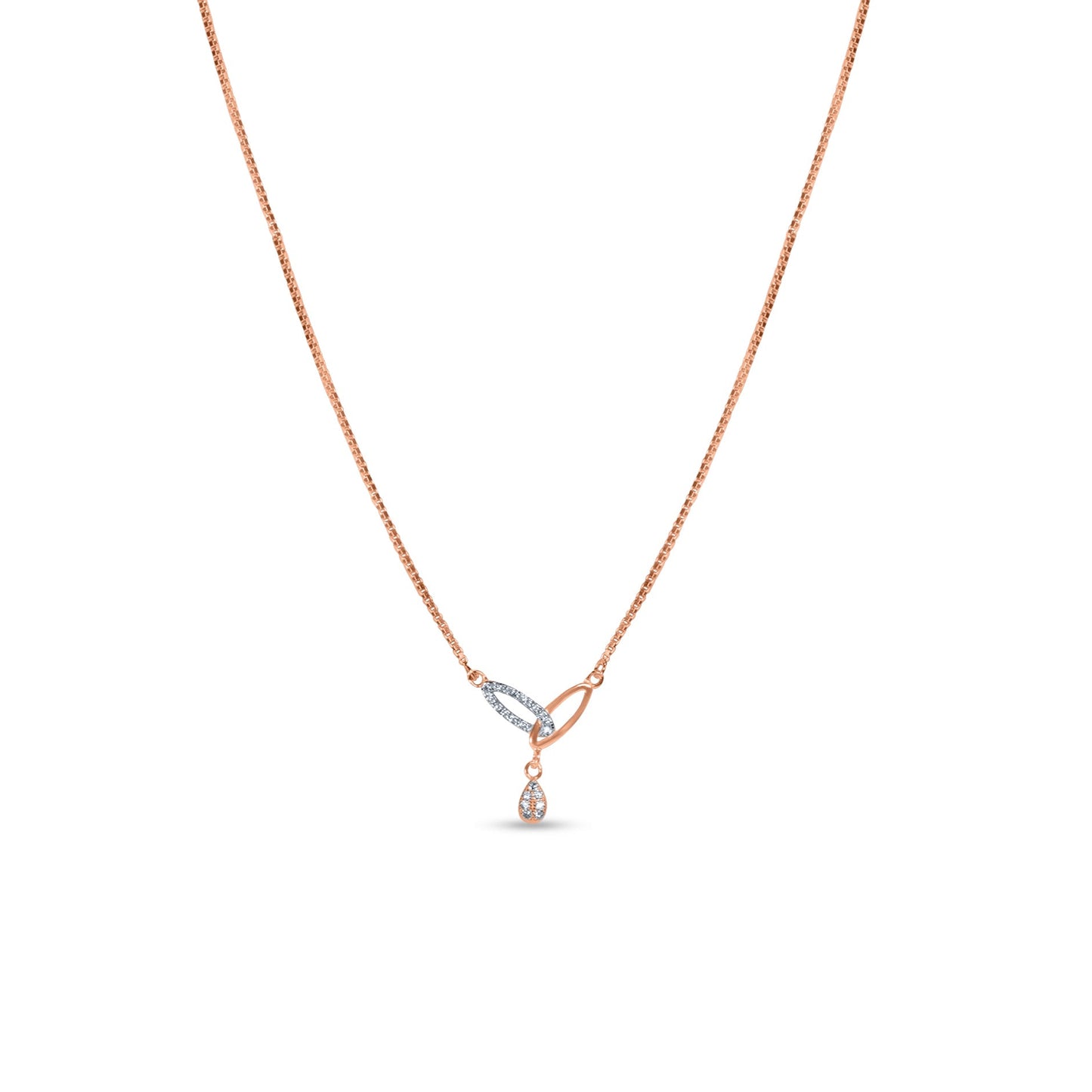 Silver Leaflets Necklace