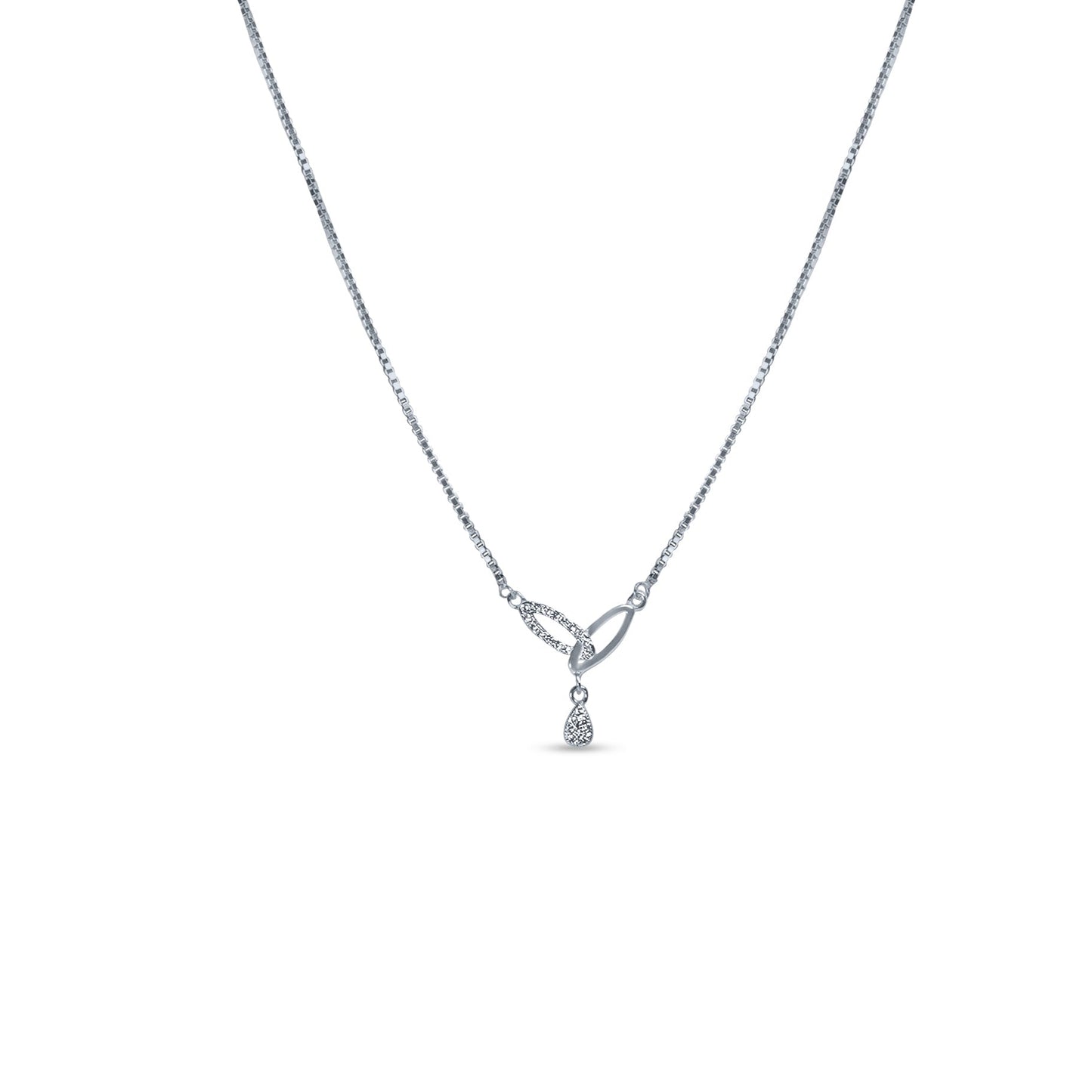 Silver Leaflets Necklace