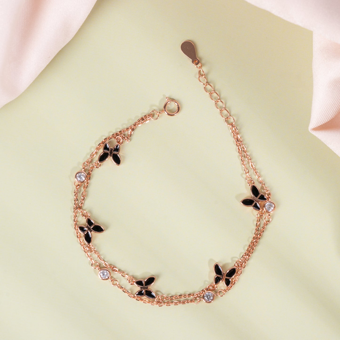 Noir Butterfly Bracelet