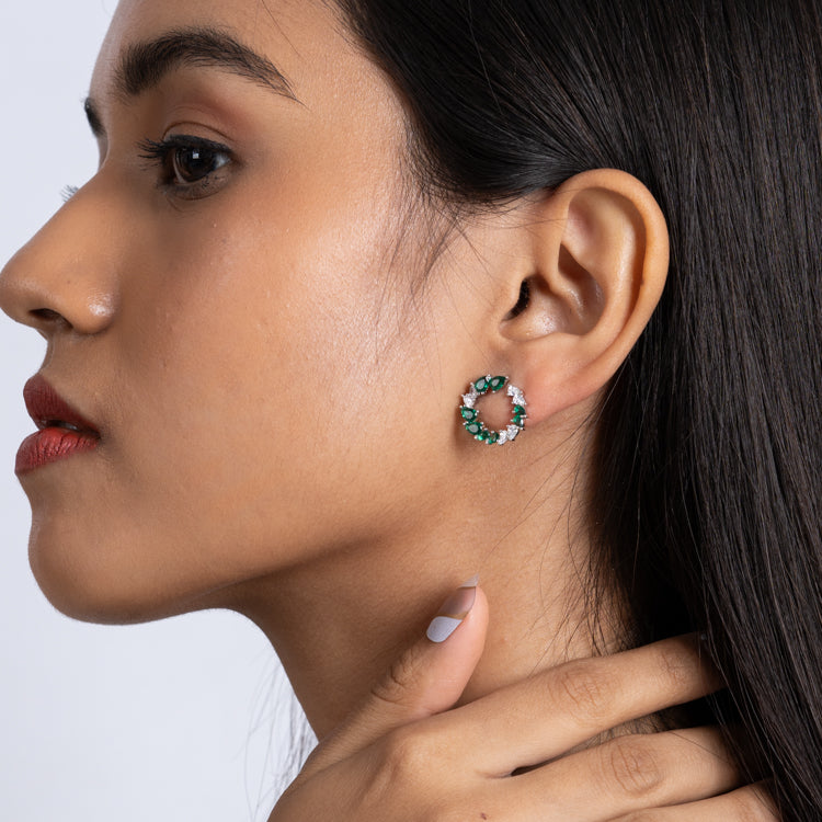 Green Envy Hoops