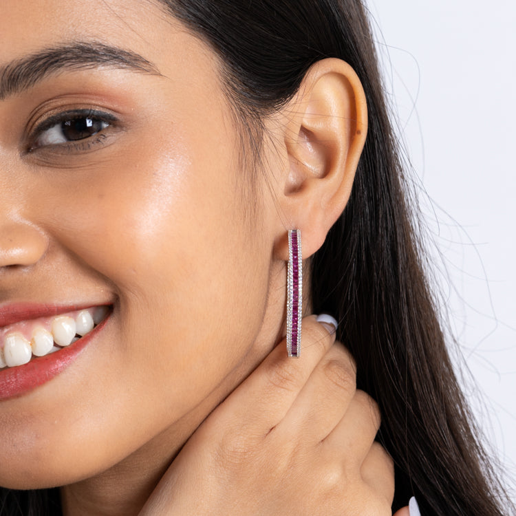 Twilight Pink Hoops