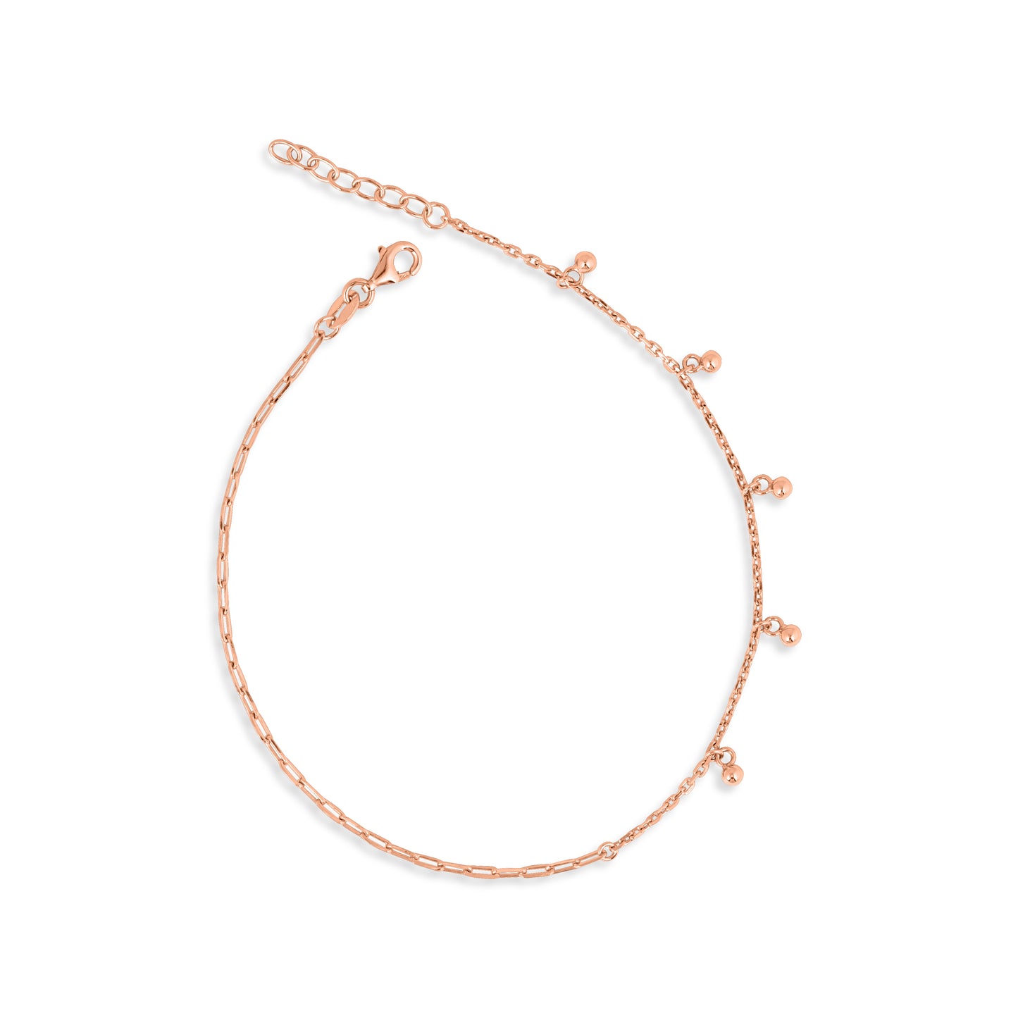 Blush Bead Anklet