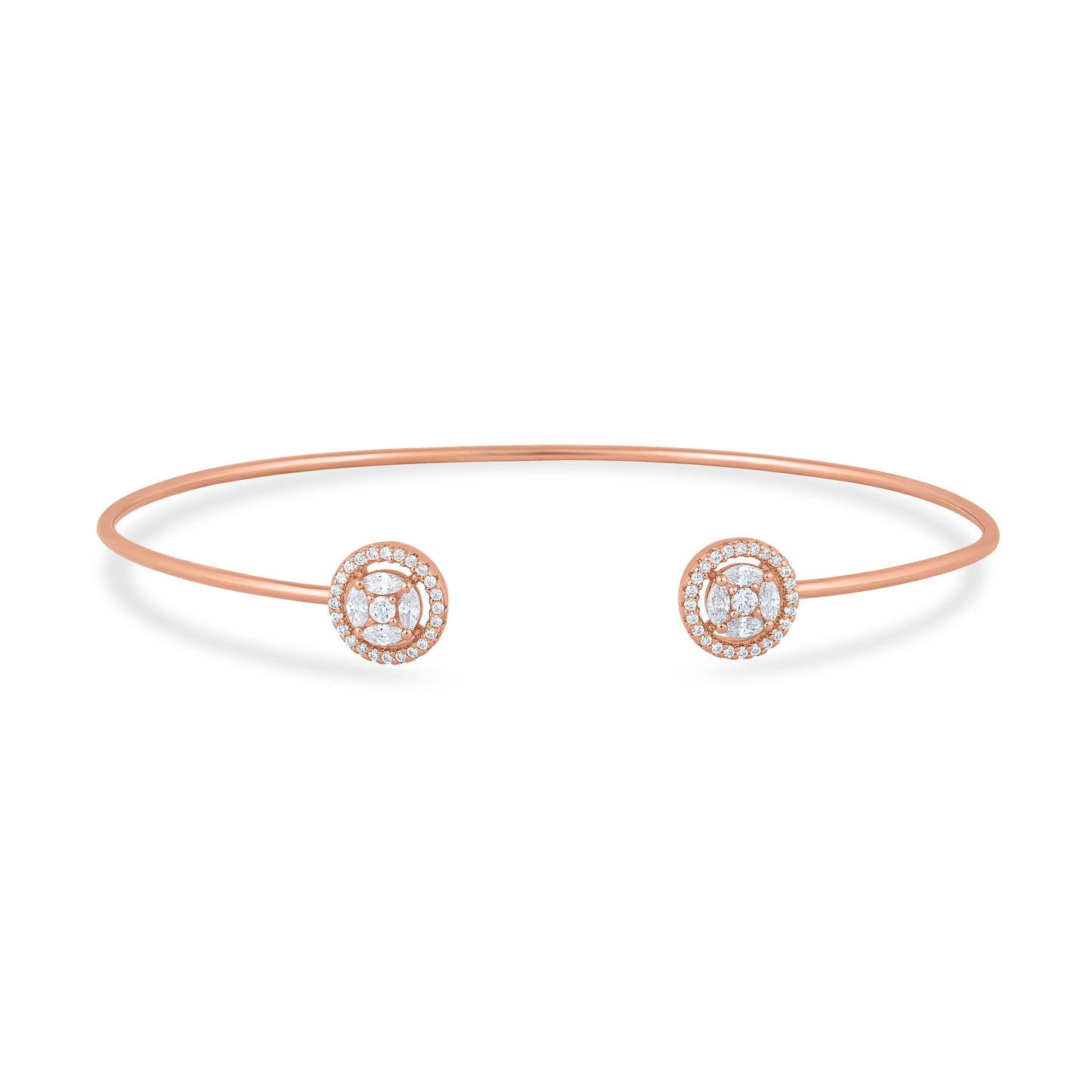 Silver Luminance Cuff Bracelet