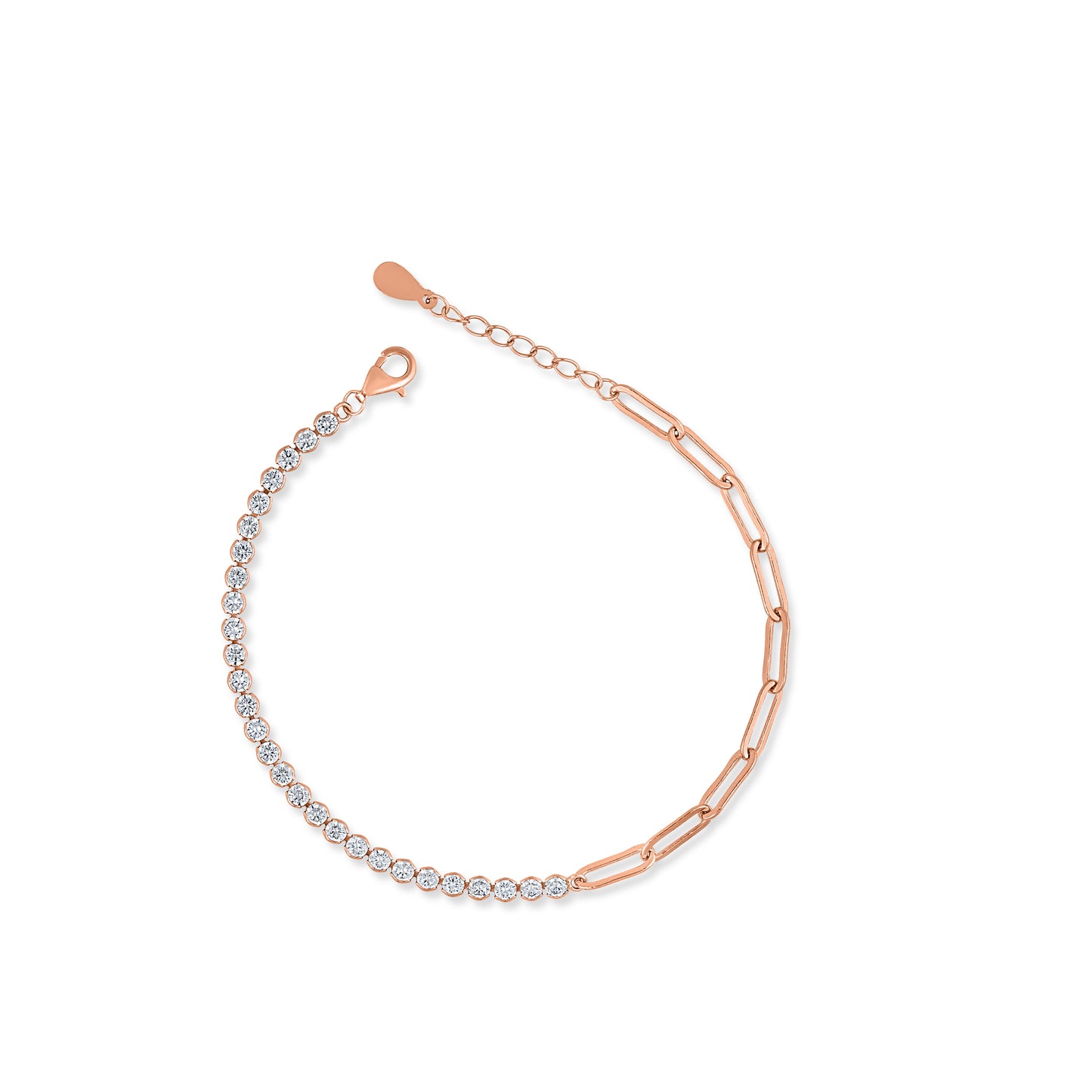 Silver Radiant Link Bracelet