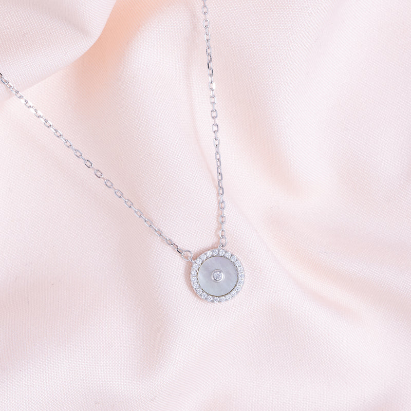 Halo Essence Silver Pendant