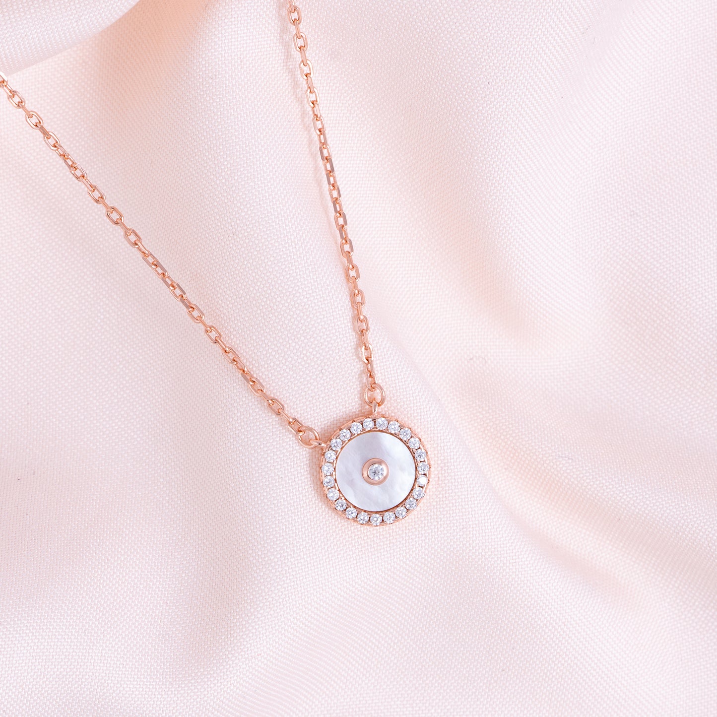 Halo Essence Silver Pendant