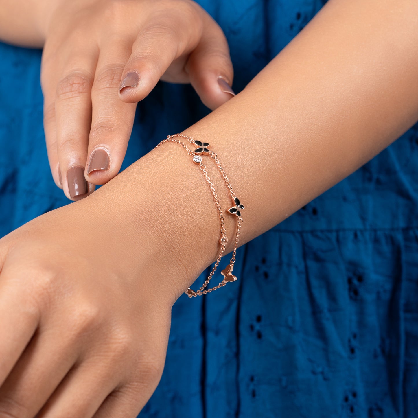 Noir Butterfly Bracelet