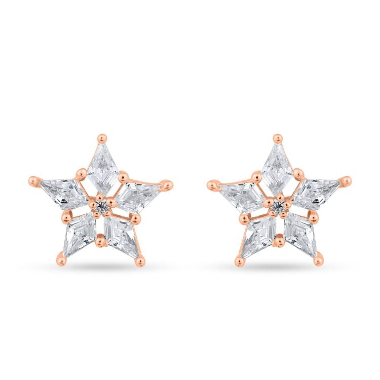 Starfall Rose Studs