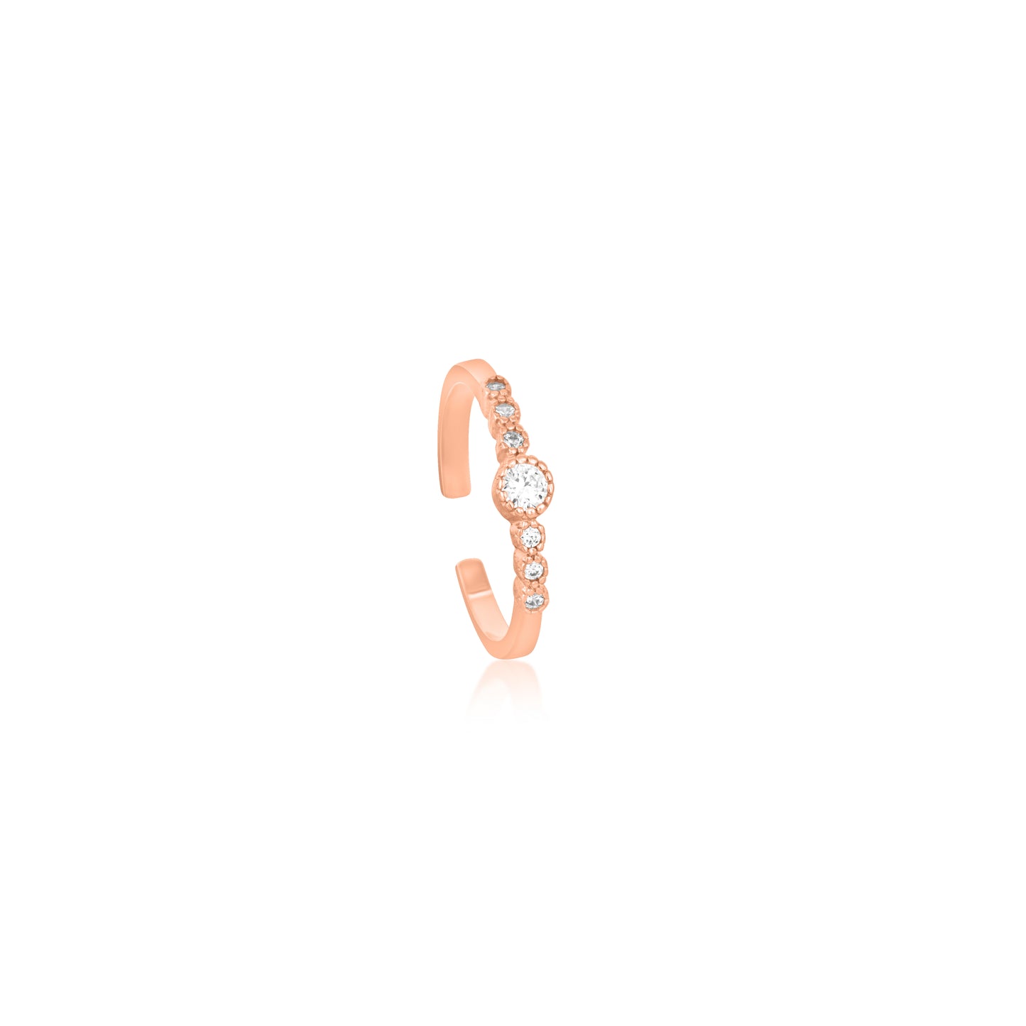 Chardonnay Silver Toe Rings
