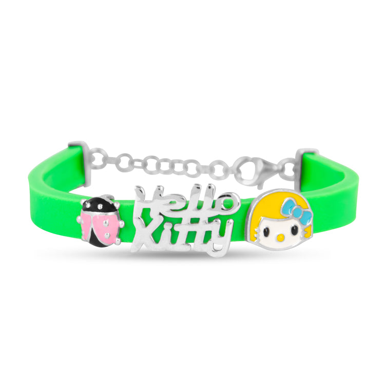 Green Hello Kitty Charm Bracelet