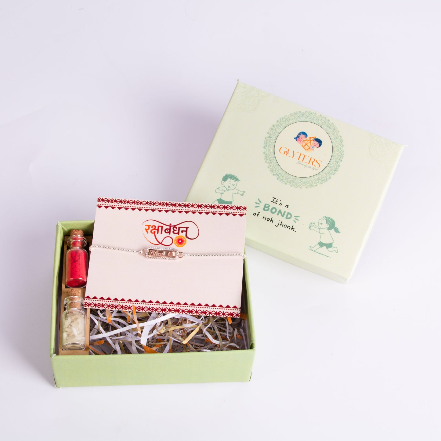 Bhai Heart Bracelet Rakhi