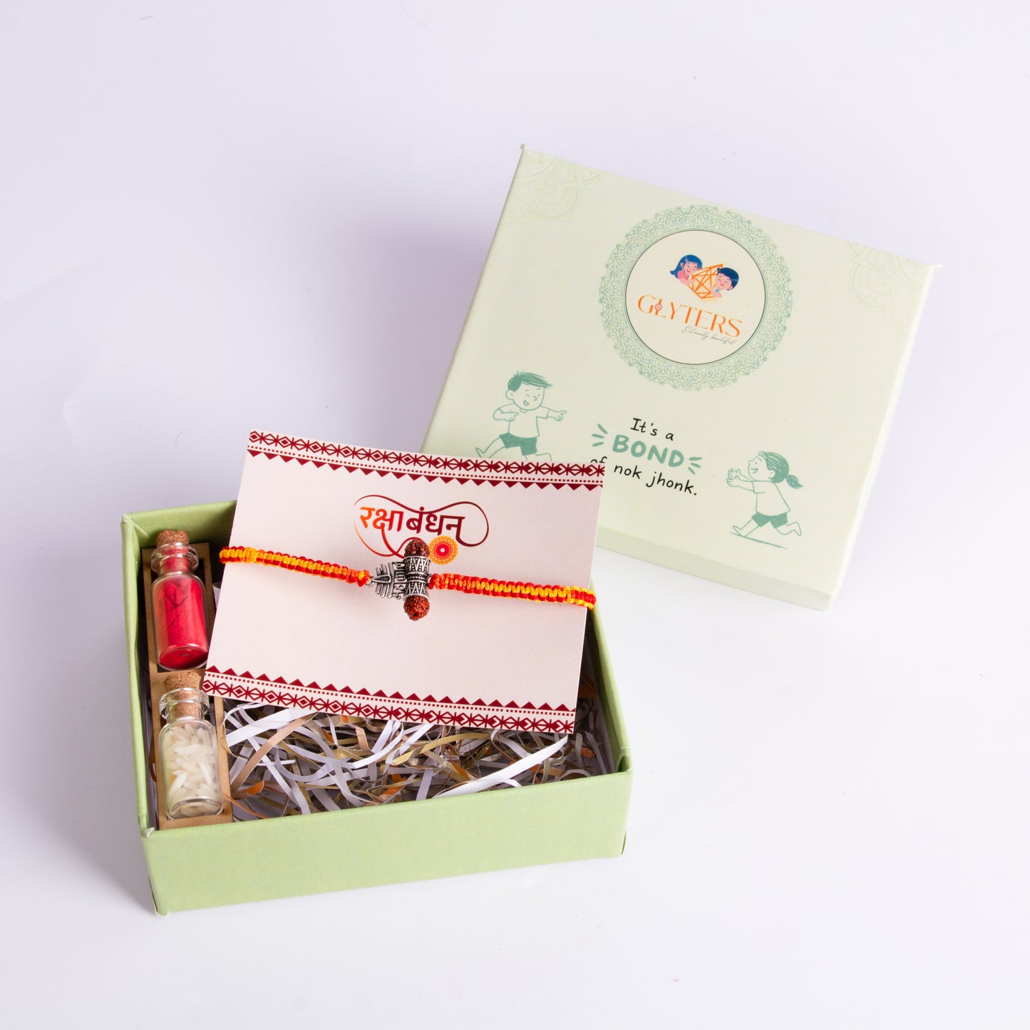 Rudraksha Damru Rakhi
